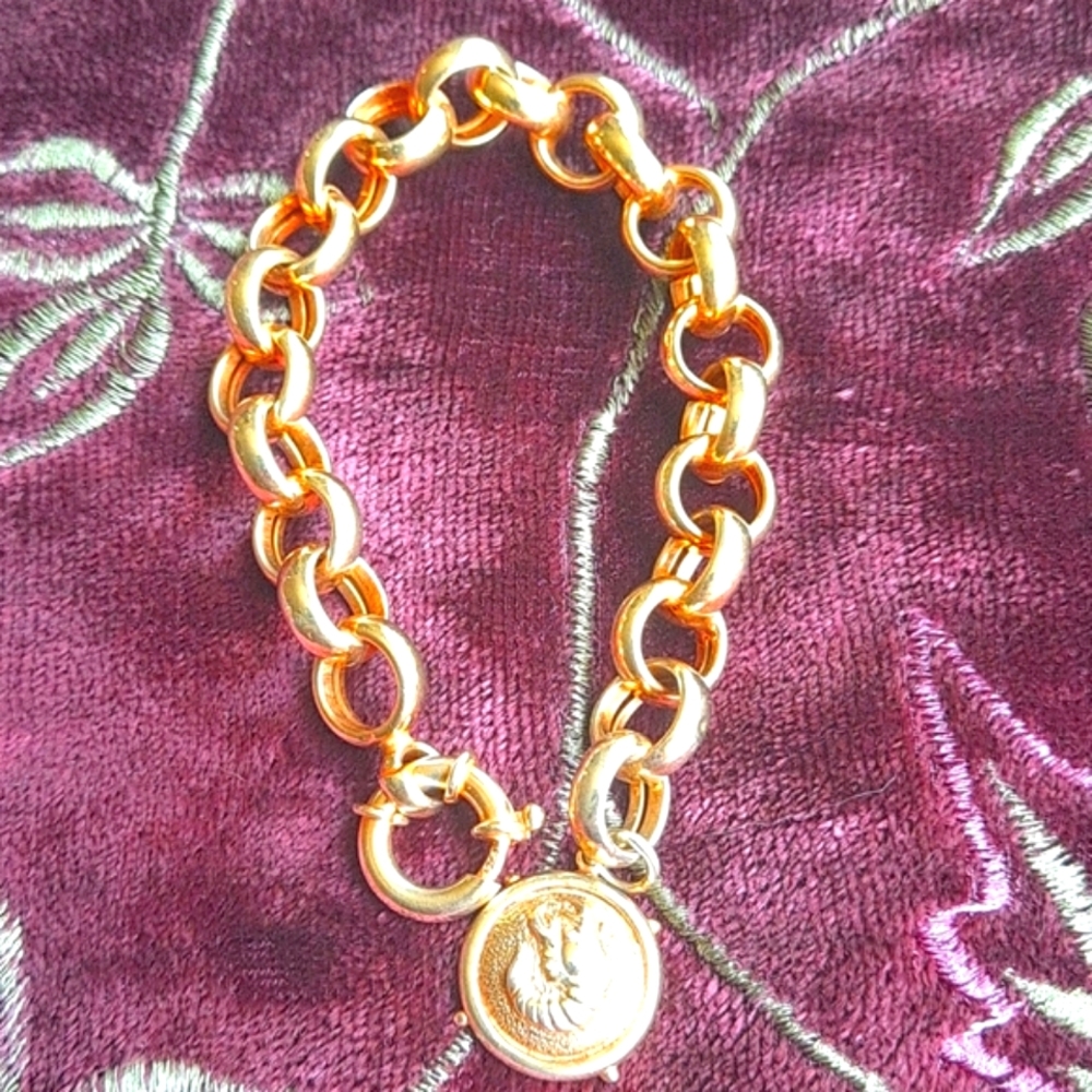 Gold plated bracelet